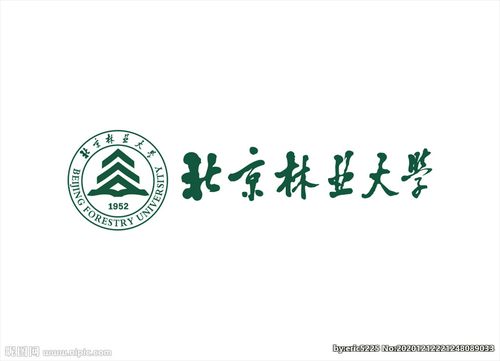 北京林业大学标志矢量图图片
